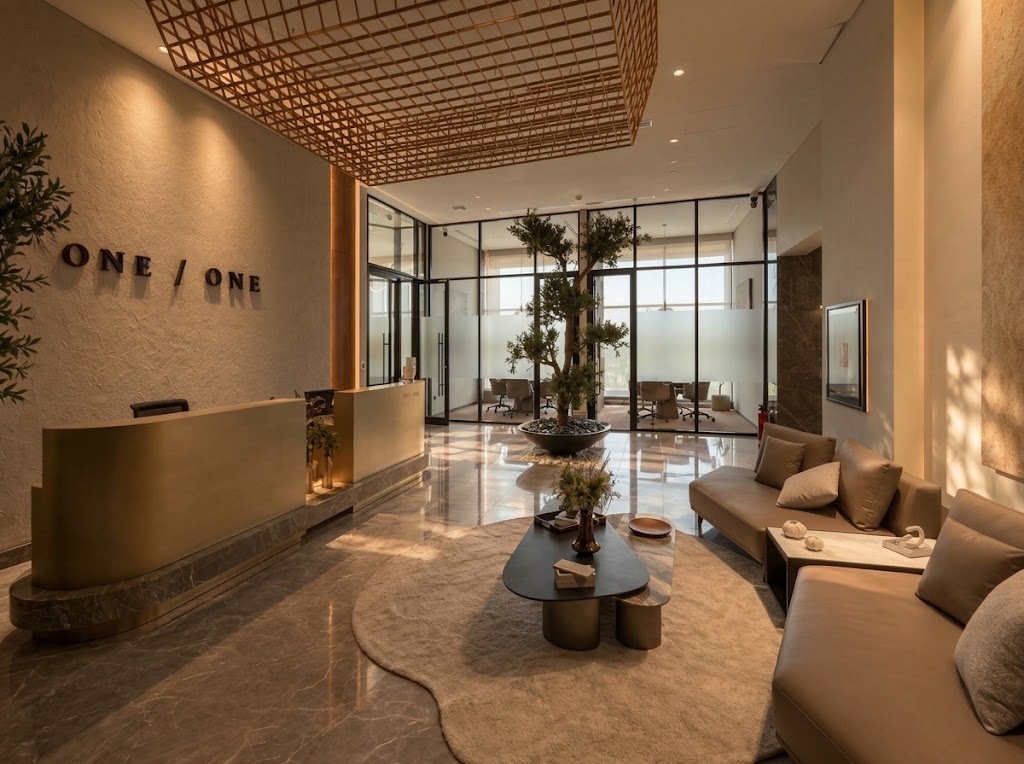 Custom office reception